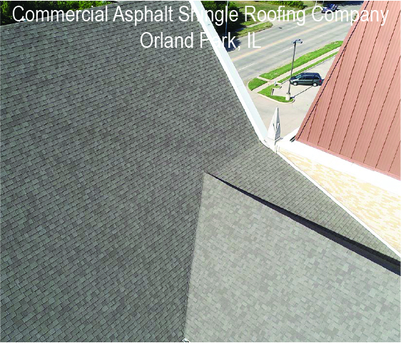 Grey Commercial Asphalt Shingle Roof For Large commercial property