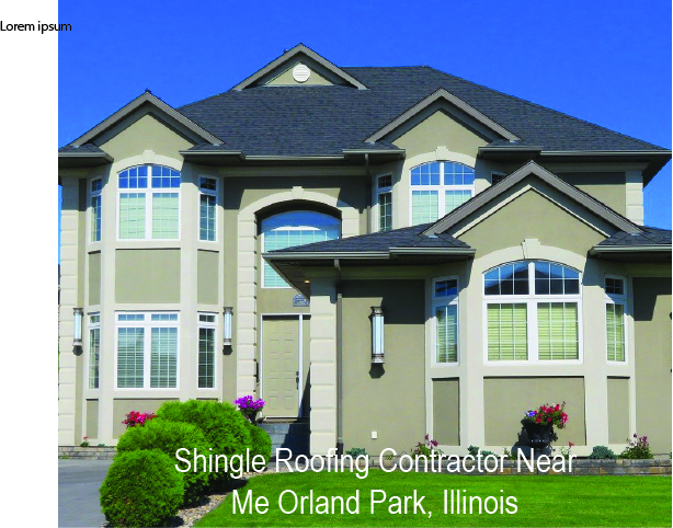 luxury asphalt roofing shingle for Orland Park home